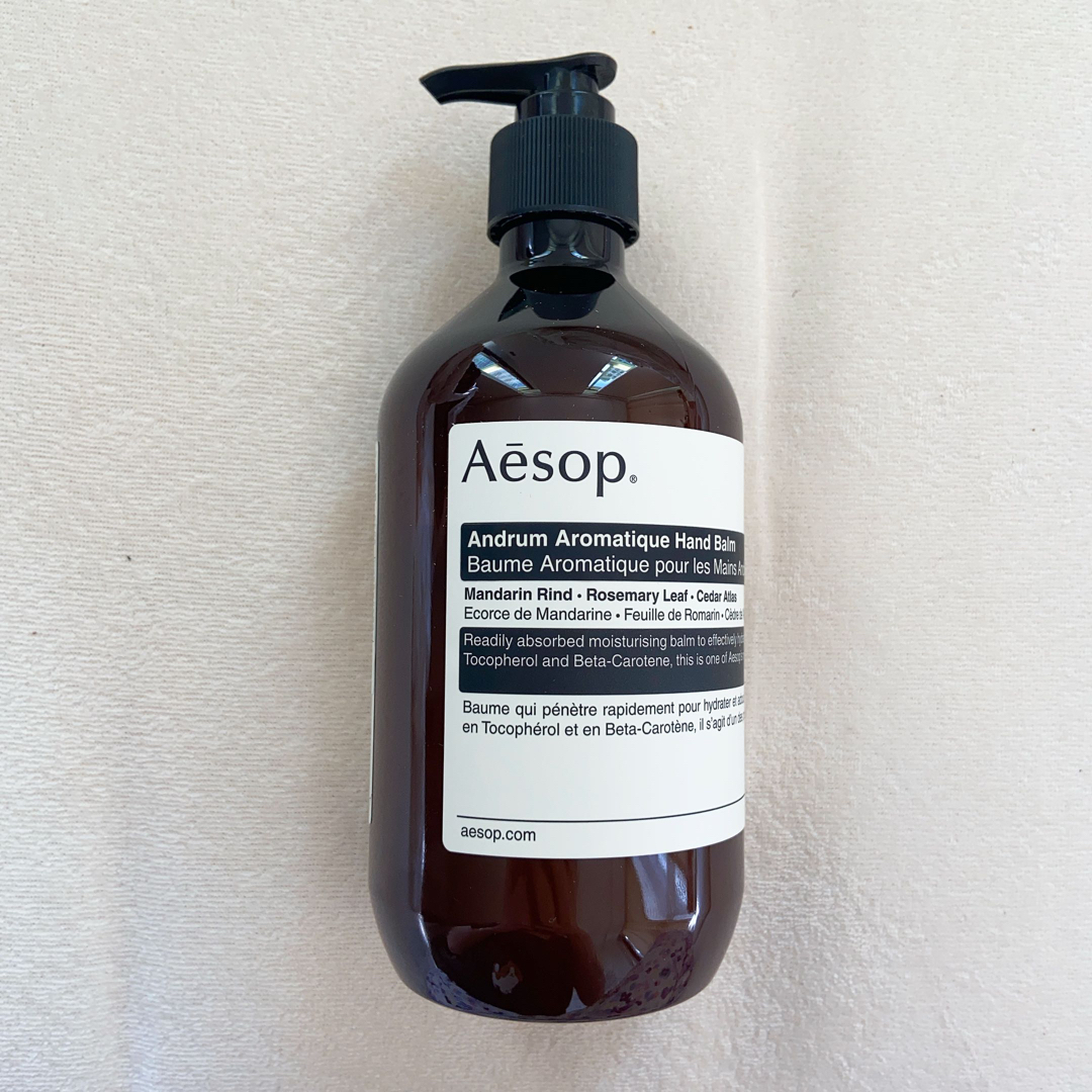 Aesop(イソップ)の新品未開封　イソップ　アンドラム　アロマティックハンドバーム　500ml コスメ/美容のボディケア(ハンドクリーム)の商品写真