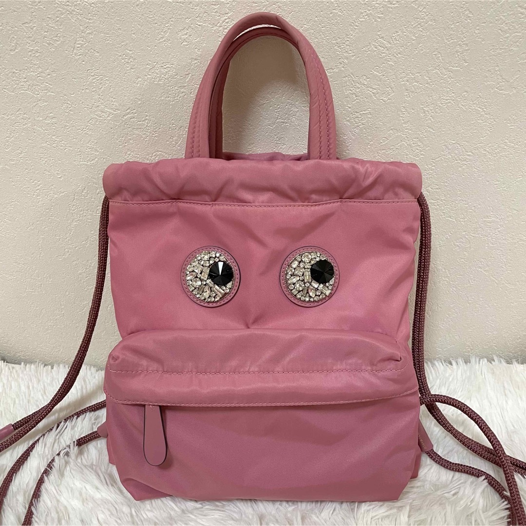 美品✨アニヤハインドマーチ ハンドバッグ リュック 2way クリスタル