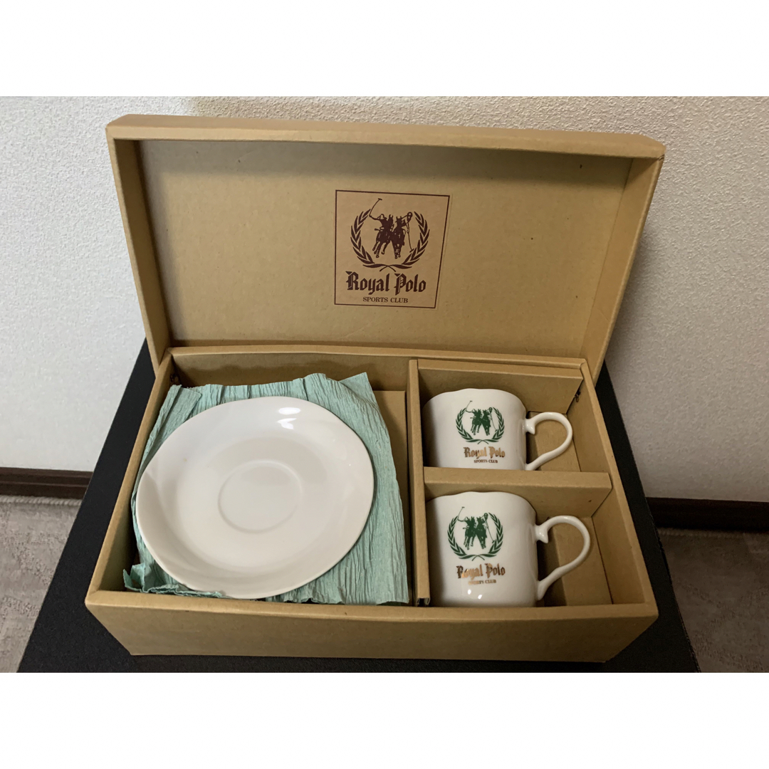 Polo Club(ポロクラブ)のPolo コーヒーカップ&ソーサー　ペア インテリア/住まい/日用品のキッチン/食器(グラス/カップ)の商品写真