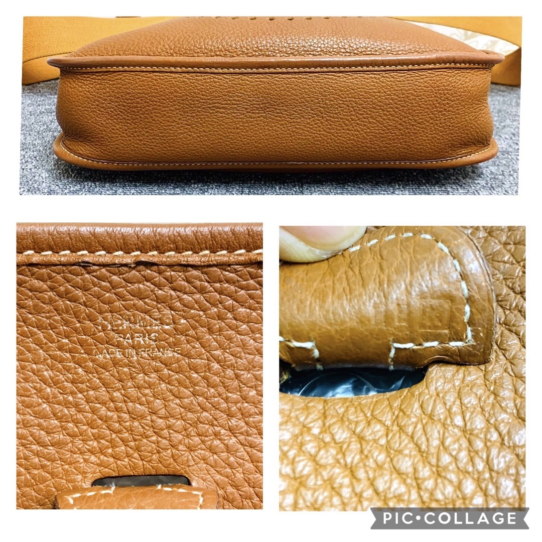 ✴︎美品　HERMES エルメス エブリン PM トリヨン ショルダーバッグ 茶