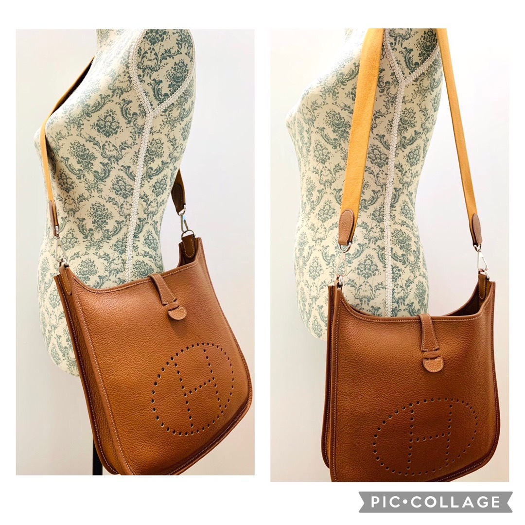 ✴︎美品　HERMES エルメス エブリン PM トリヨン ショルダーバッグ 茶