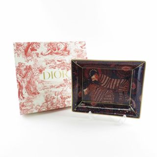 ディオール(Dior)の未使用 Christian Dior ディオール スクエアプレート 1枚 19cmプレート トレイ 希少 レア SC7674P (食器)