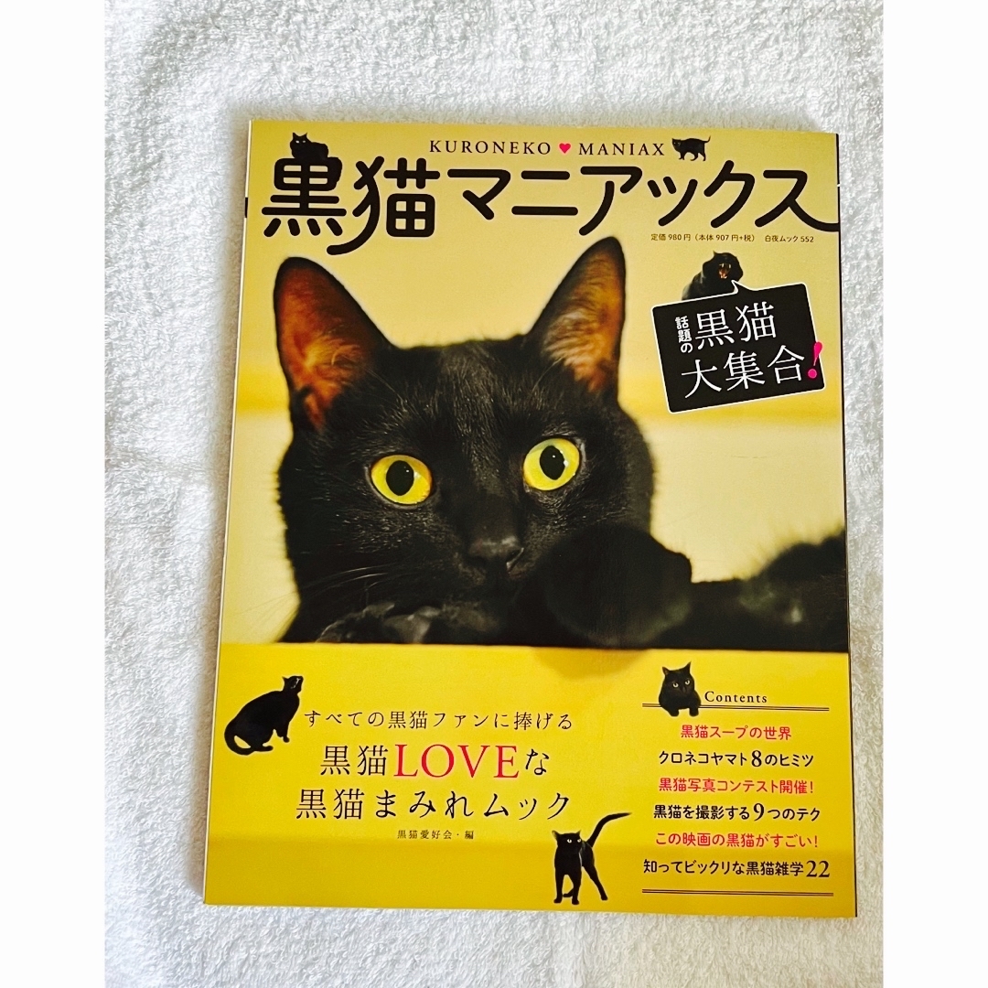 黒猫マニアックス　本　美品 エンタメ/ホビーの本(趣味/スポーツ/実用)の商品写真