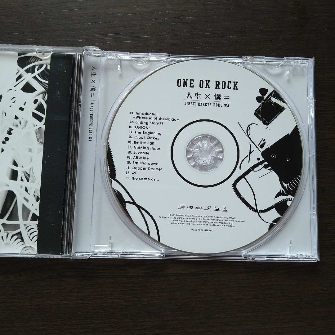 ONE OK ROCK　人生×僕＝ エンタメ/ホビーのCD(ポップス/ロック(邦楽))の商品写真