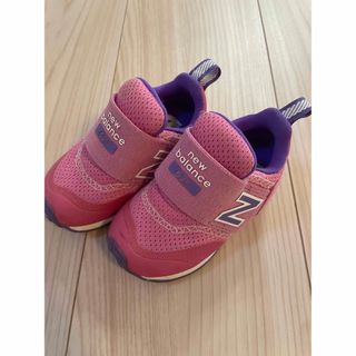 ニューバランス(New Balance)の＊new balance：ニューバランス：サイズ12㎝：ピンク色の靴＊(スニーカー)