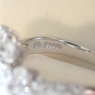 ☆美品☆タサキ　Pt900 パール　約8mm ダイヤモンド 0.07ct リング