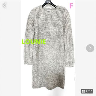 美品　ルーニィ　ベロア風光沢シンプルノースリーブロングワンピース　ライトピンク