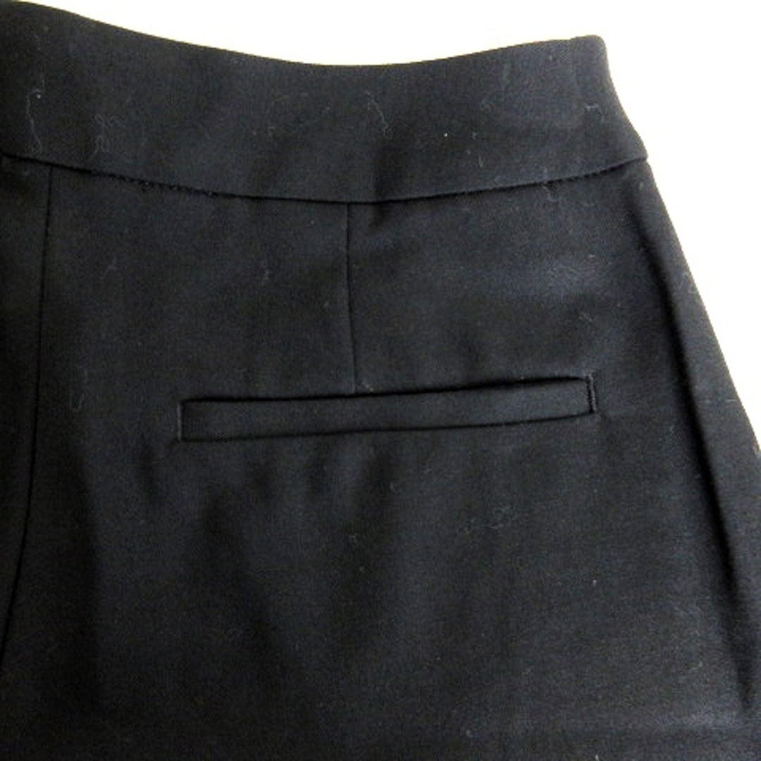 INDIVI(インディヴィ)のインディヴィ ガウチョパンツ ジップフライ スリット 黒 ブラック ボトムス  レディースのパンツ(その他)の商品写真