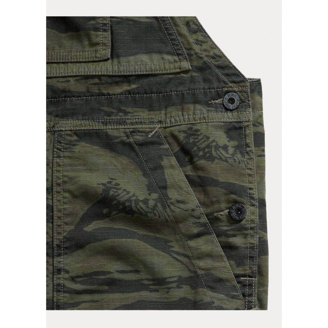 新品*RRL*カモ リップストップ オーバーオール*M* ダブルアールエル