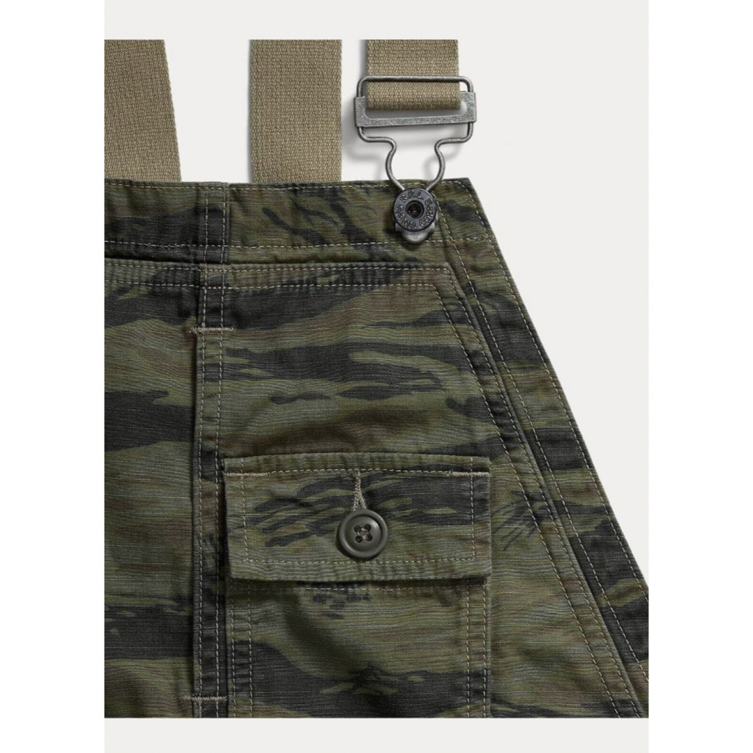 新品*RRL*カモ リップストップ オーバーオール*M* ダブルアールエル