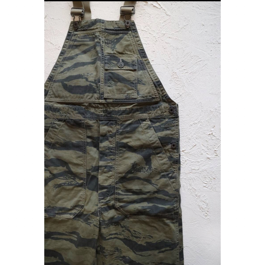 新品*RRL*カモ リップストップ オーバーオール*M* ダブルアールエル