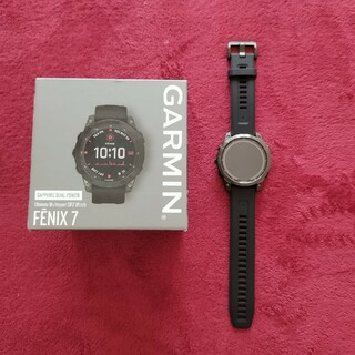 ガーミン(GARMIN)のGARMIN　FENIX7　SAPPHIRE　DUALPOWER　スマートウォッ(腕時計(デジタル))