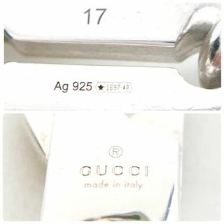 Gucci - 【洗浄済】GUCCI グッチ 925 ノット ブレスレット シルバー