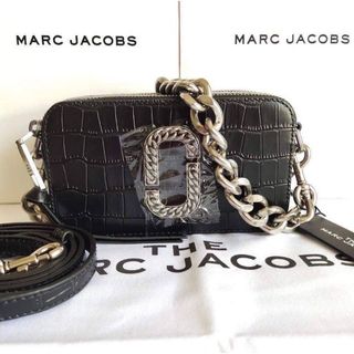 マークジェイコブス(MARC JACOBS)のMARC JACOBS CROC-EMBOSSED (BLACK)(ショルダーバッグ)