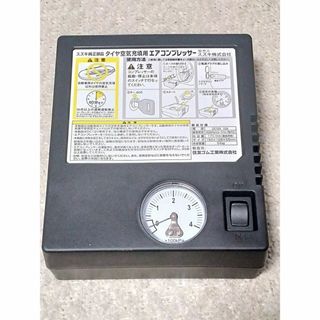 未使用 新品 DC12V タイヤ用 電動 エアーコンプレッサー シガーライターＡ(メンテナンス用品)