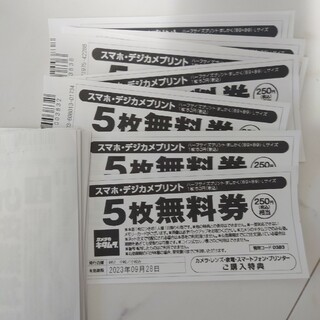 キタムラ(Kitamura)のカメラのキタムラ　デジカメプリント5枚無料券　１０枚(その他)