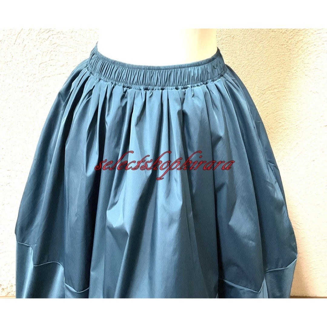 2023新作☆ハリ感◎シャカシャカタフタ素材ボリュームバルーンスカート☆F レディースのスカート(ロングスカート)の商品写真