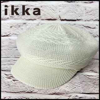 イッカ(ikka)のikka　イッカ　帽子　キャップ　ハンチング　レディース(キャスケット)