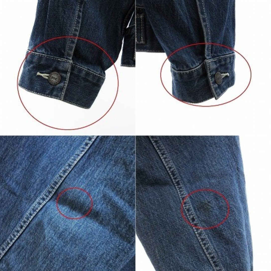 FTC(エフティーシー)のエフティーシー × TG デニムジャケット Gジャン 長袖 インディゴ XL メンズのジャケット/アウター(Gジャン/デニムジャケット)の商品写真