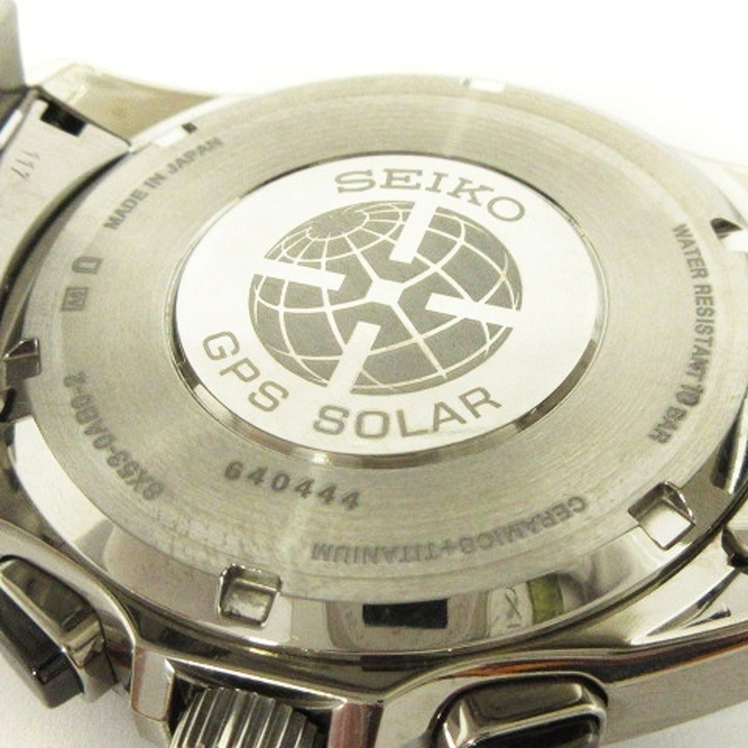 セイコー アストロン 腕時計 GPS ソーラー 黒 シルバーカラー ■SM1