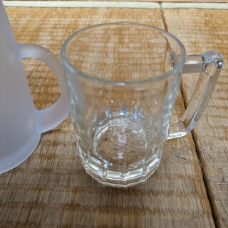 ☆激安☆アルコールグッズ・サントリーAsahiガラス製ビールグラス2点セット(グラス/カップ)