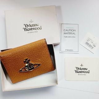 ヴィヴィアンウエストウッド(Vivienne Westwood)のヴィヴィアンウエストウッド　キャメル　パスケース　定期入れ　レザー(名刺入れ/定期入れ)