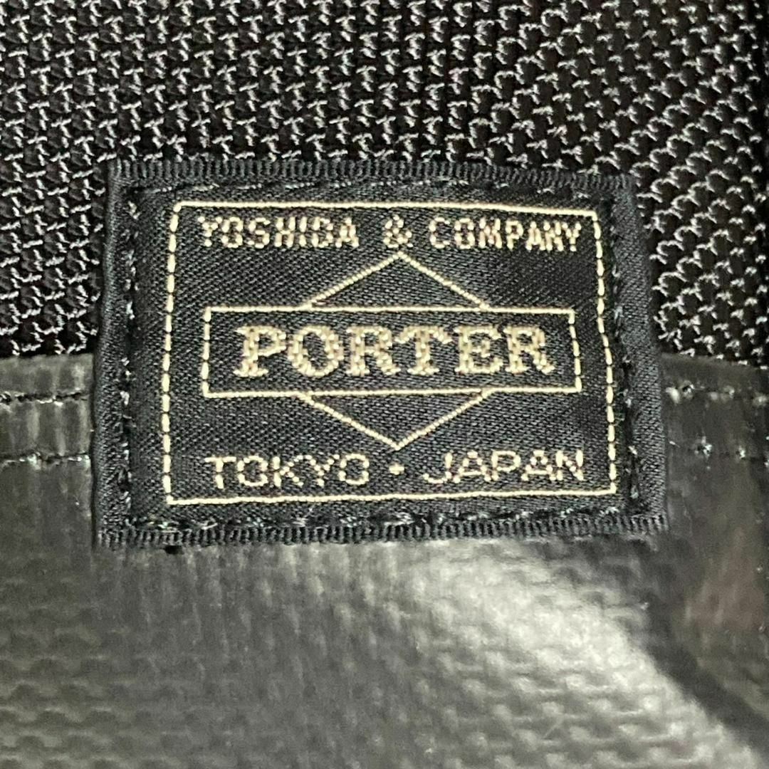 美品 PORTER　ポーター ヒート スリングバック ショルダーバッグ 黒