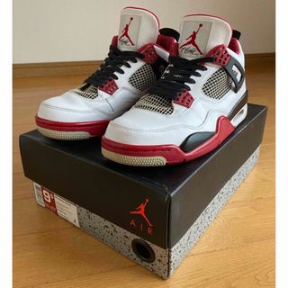 ジョーダン(Jordan Brand（NIKE）)のAIR JORDAN4 RETRO FIRE RED 2012 27.5㎝(スニーカー)