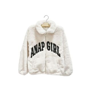 アナップガール(ANAP GiRL)の完売品☆一回着用美品アナップガール♪アウターMsize  ホワイト(ジャケット/上着)