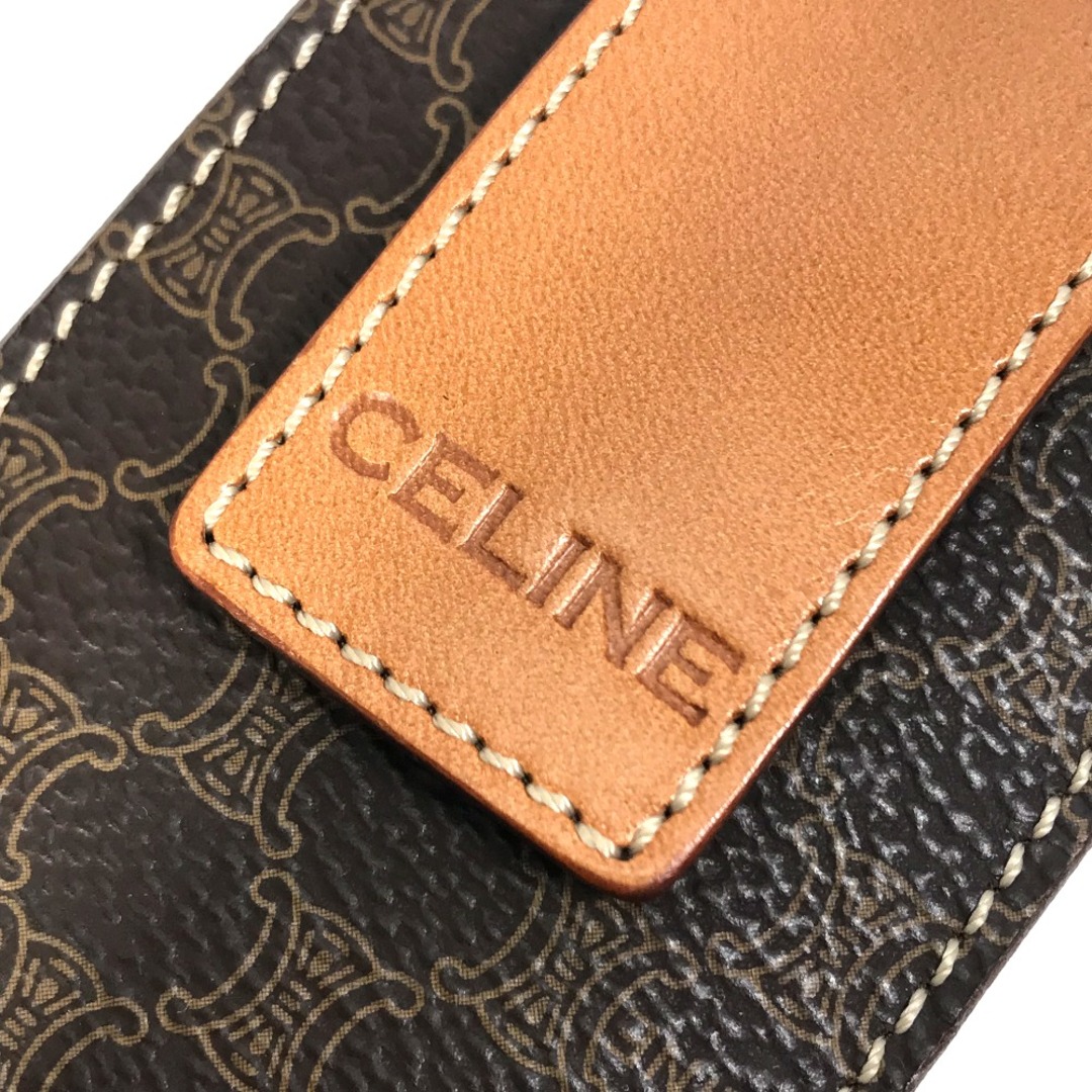 celine(セリーヌ)のセリーヌ CELINE マカダム ポーチ 小物入れ レザー/PVC ブラウン インテリア/住まい/日用品のインテリア小物(小物入れ)の商品写真