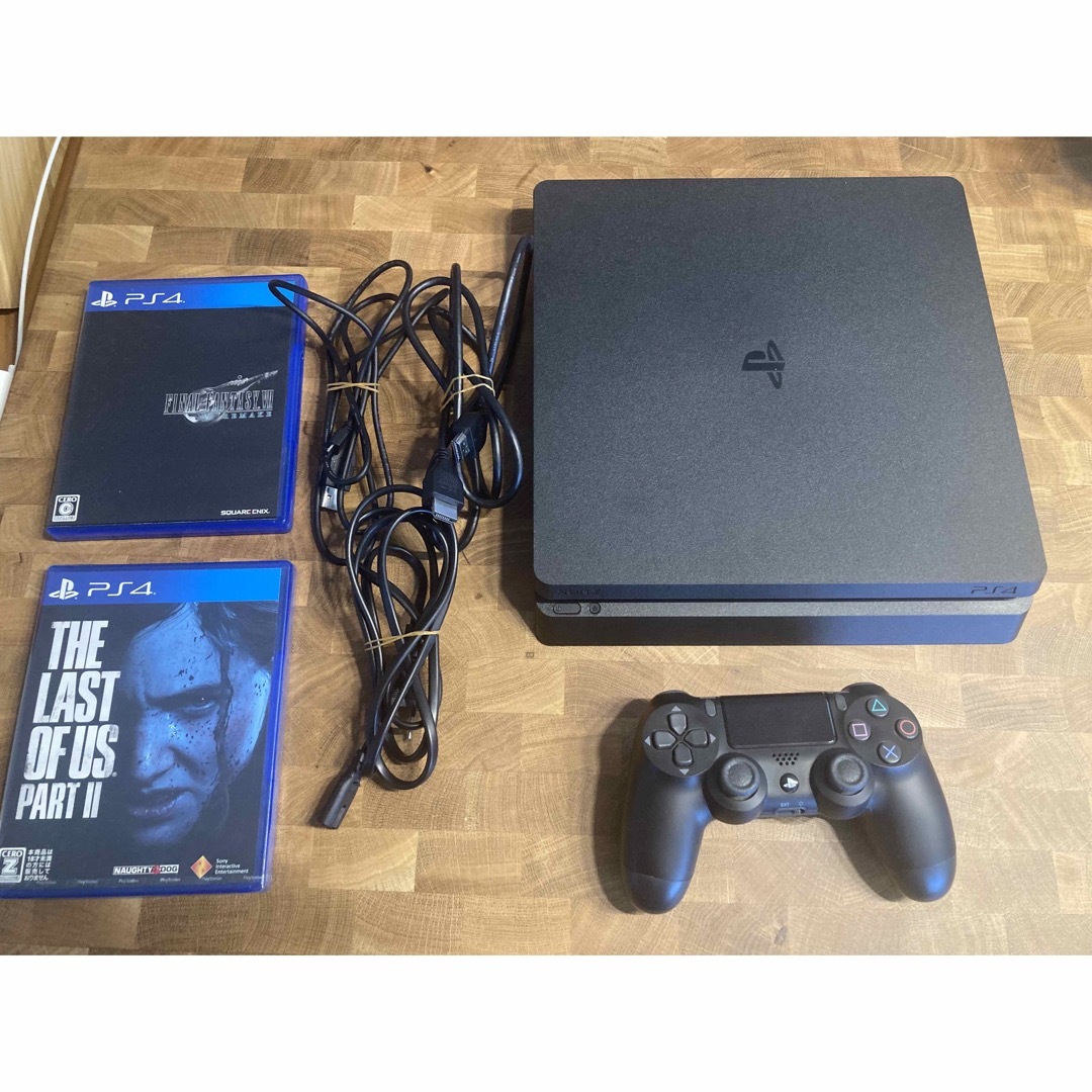 完動品】PlayStation4 CUH-2200A コントローラー2つ-