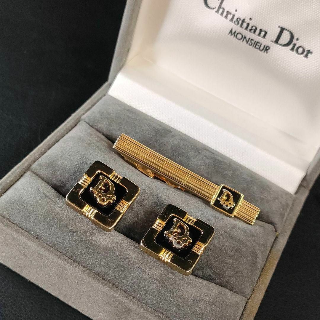 Christian Dior - 【美品】Dior ディオール カフス・タイピンセット ...