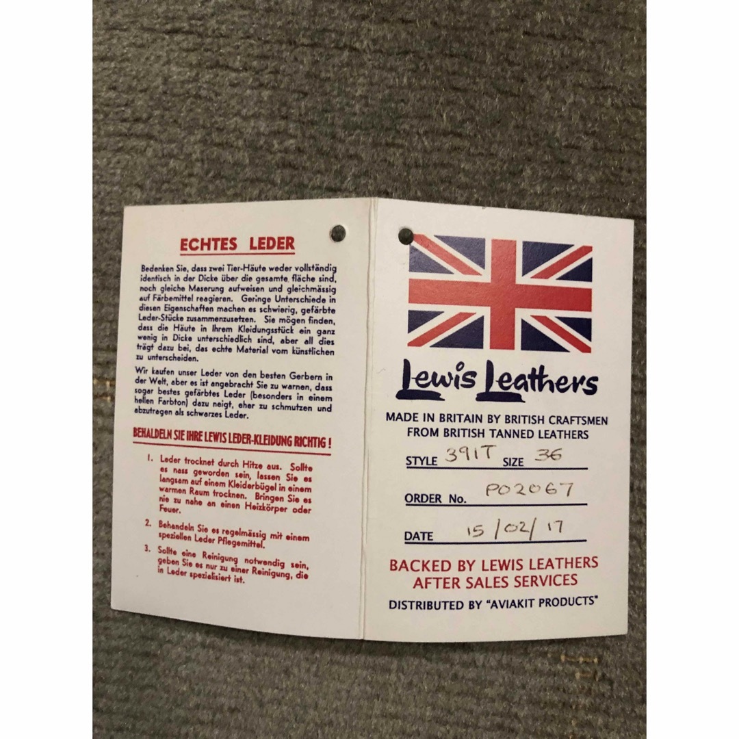 Lewis Leathers(ルイスレザー)の青山限定 ルイスレザー ギャルソンライダース ライトニング 36 メンズのジャケット/アウター(ライダースジャケット)の商品写真
