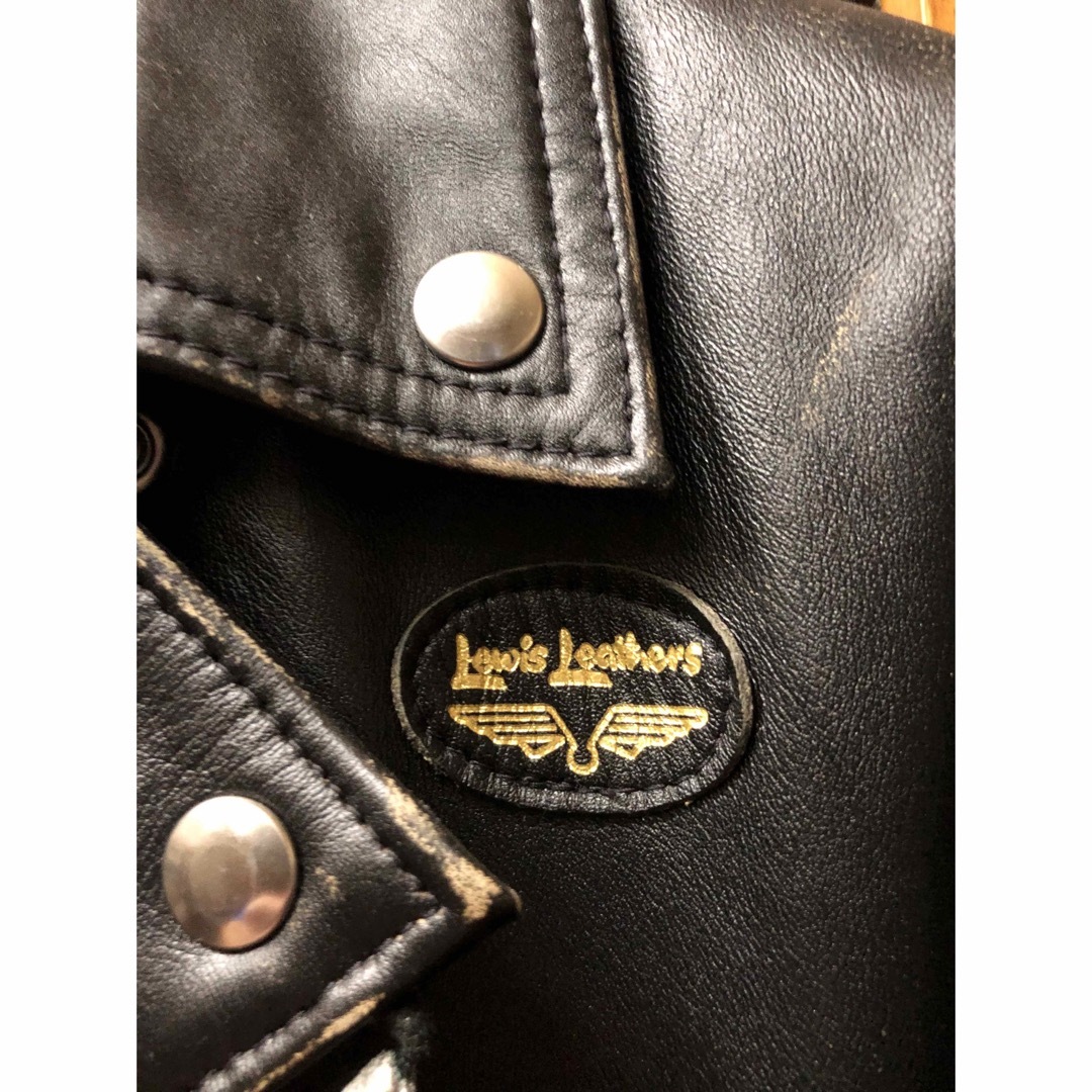 Lewis Leathers(ルイスレザー)の青山限定 ルイスレザー ギャルソンライダース ライトニング 36 メンズのジャケット/アウター(ライダースジャケット)の商品写真