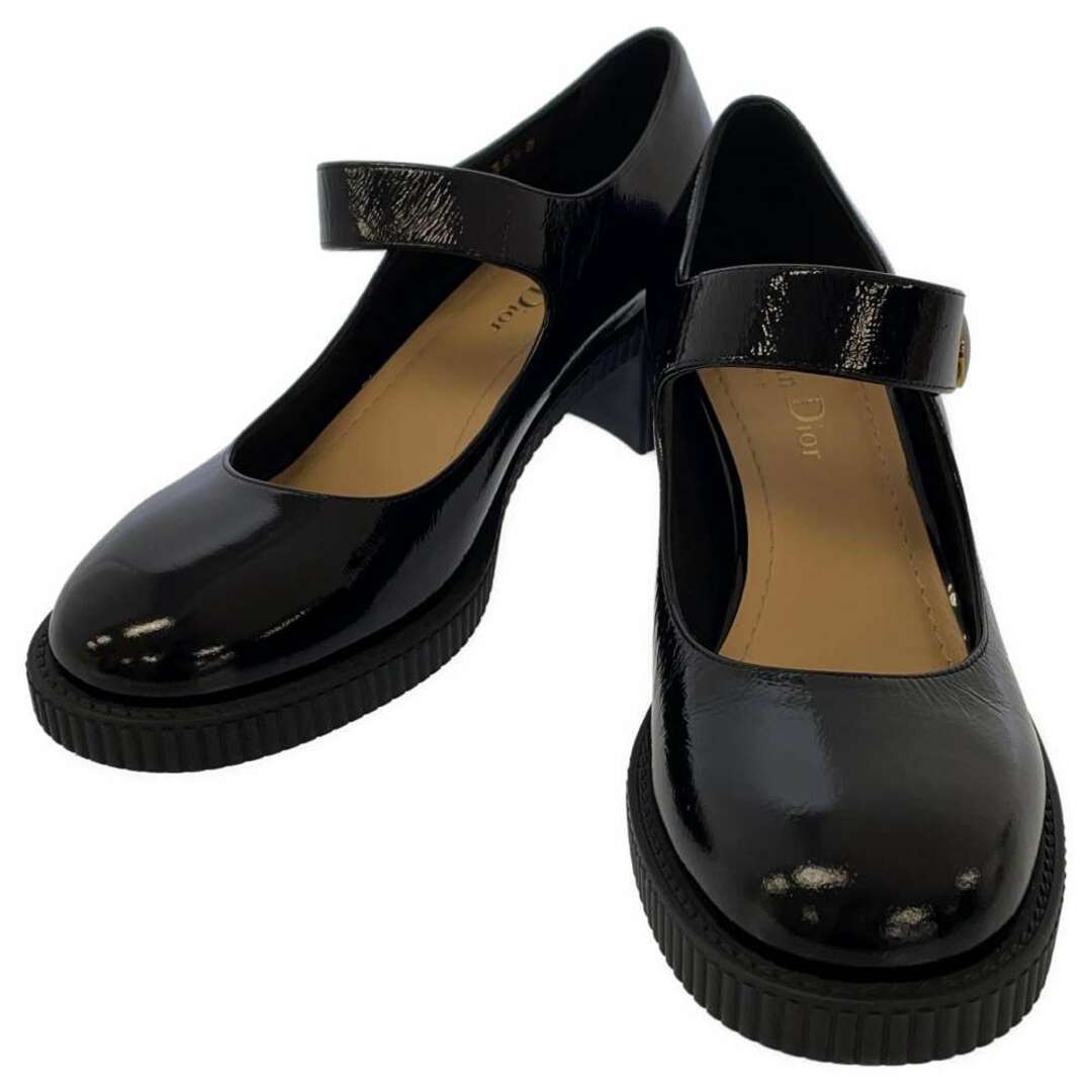クリスチャンディオール エナメルパンプス 35サイズ-