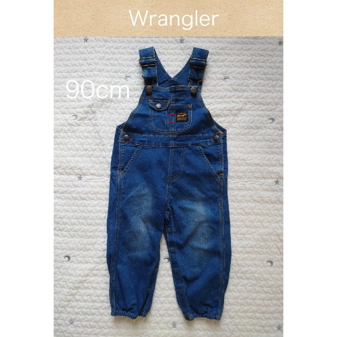 Wrangler(ラングラー)のwrangler ベビーサロペット サイズ90 キッズ/ベビー/マタニティのキッズ服男の子用(90cm~)(パンツ/スパッツ)の商品写真