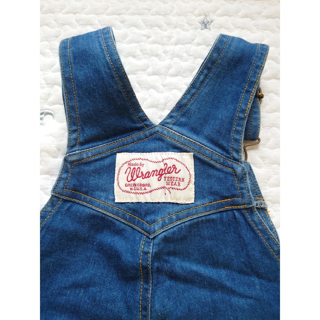 Wrangler(ラングラー)のwrangler ベビーサロペット サイズ90 キッズ/ベビー/マタニティのキッズ服男の子用(90cm~)(パンツ/スパッツ)の商品写真