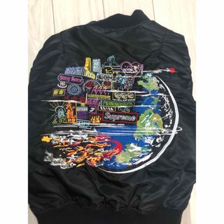 Supreme - FULL-BK (フルビーケー) WIDE LINE BOMBER MA-1の通販|ラクマ