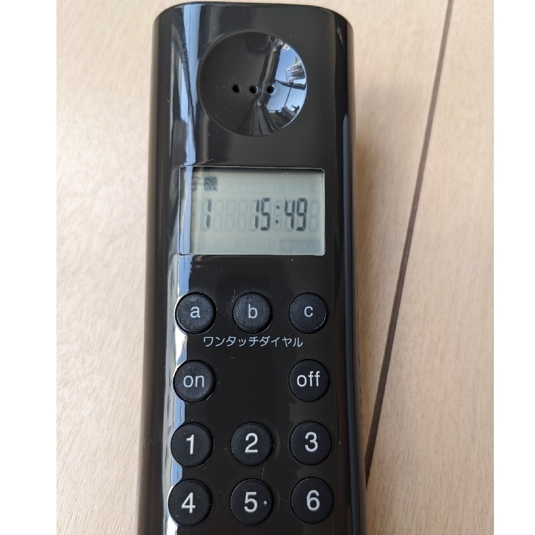【美品値下げ】 プラスマイナスゼロ コードレス固定電話機  深澤直人デザイン家電 5