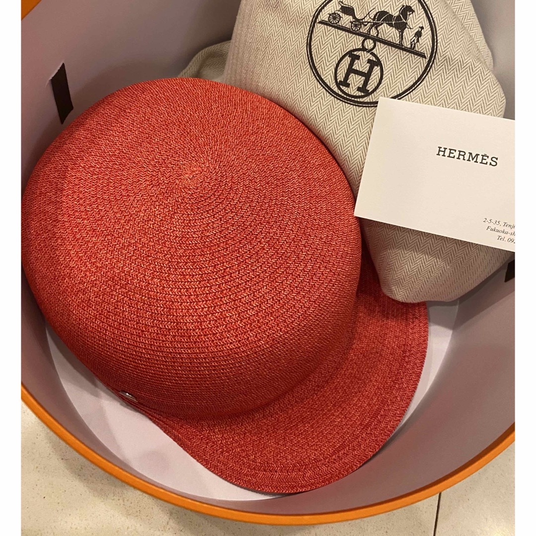 新品❤️タグ付き HERMES エマ オレンジ-