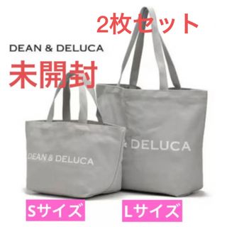 ディーンアンドデルーカ(DEAN & DELUCA)のDEAN&DELUCA☆2点セット☆バッグ☆グレー(トートバッグ)