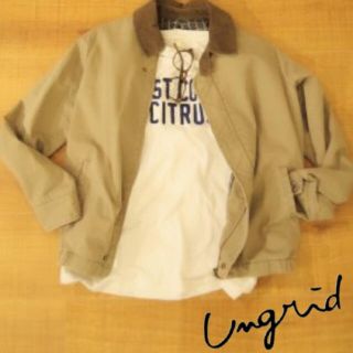 アングリッド(Ungrid)の【ラスト1！！新品❤︎最安値】アングリッド カラーコーデュロイスウィングトップ(ブルゾン)