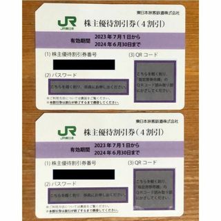 ジェイアール(JR)のJR東日本株主優待割引券　2枚セット　送料込み(その他)