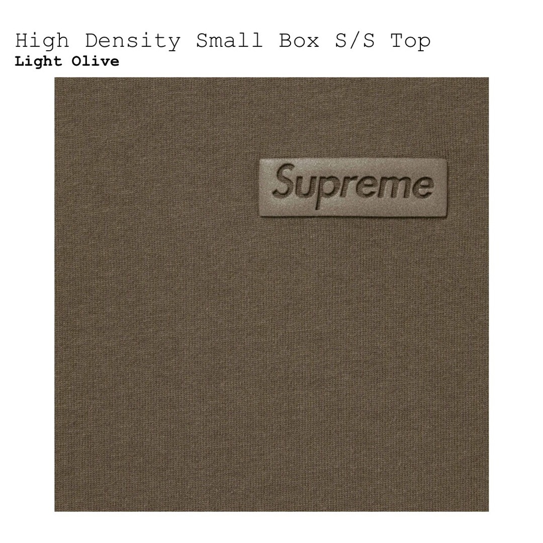 High Density Small Box S/S Top　オリーブXL