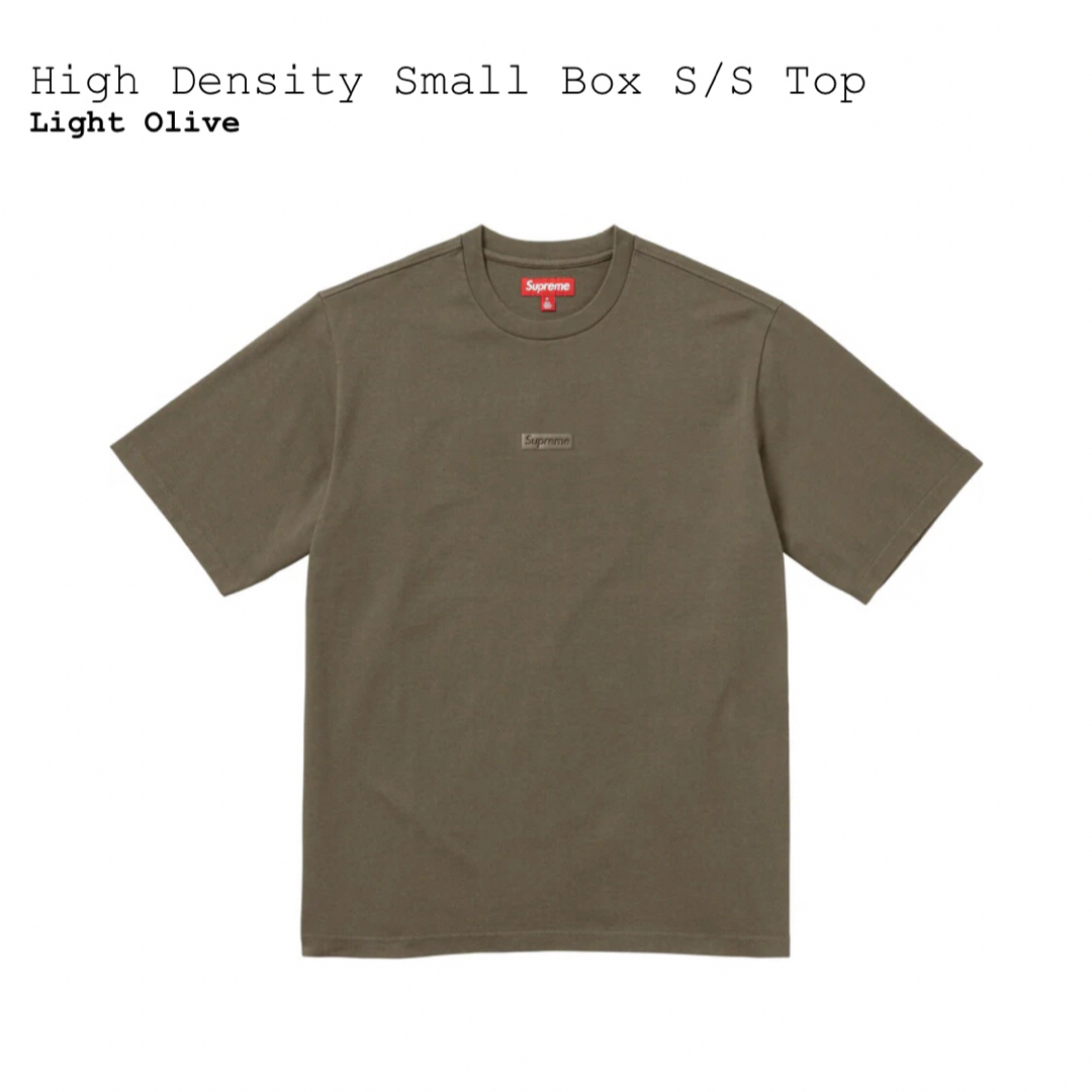 メンズHigh Density Small Box S/S Top　オリーブ2XL