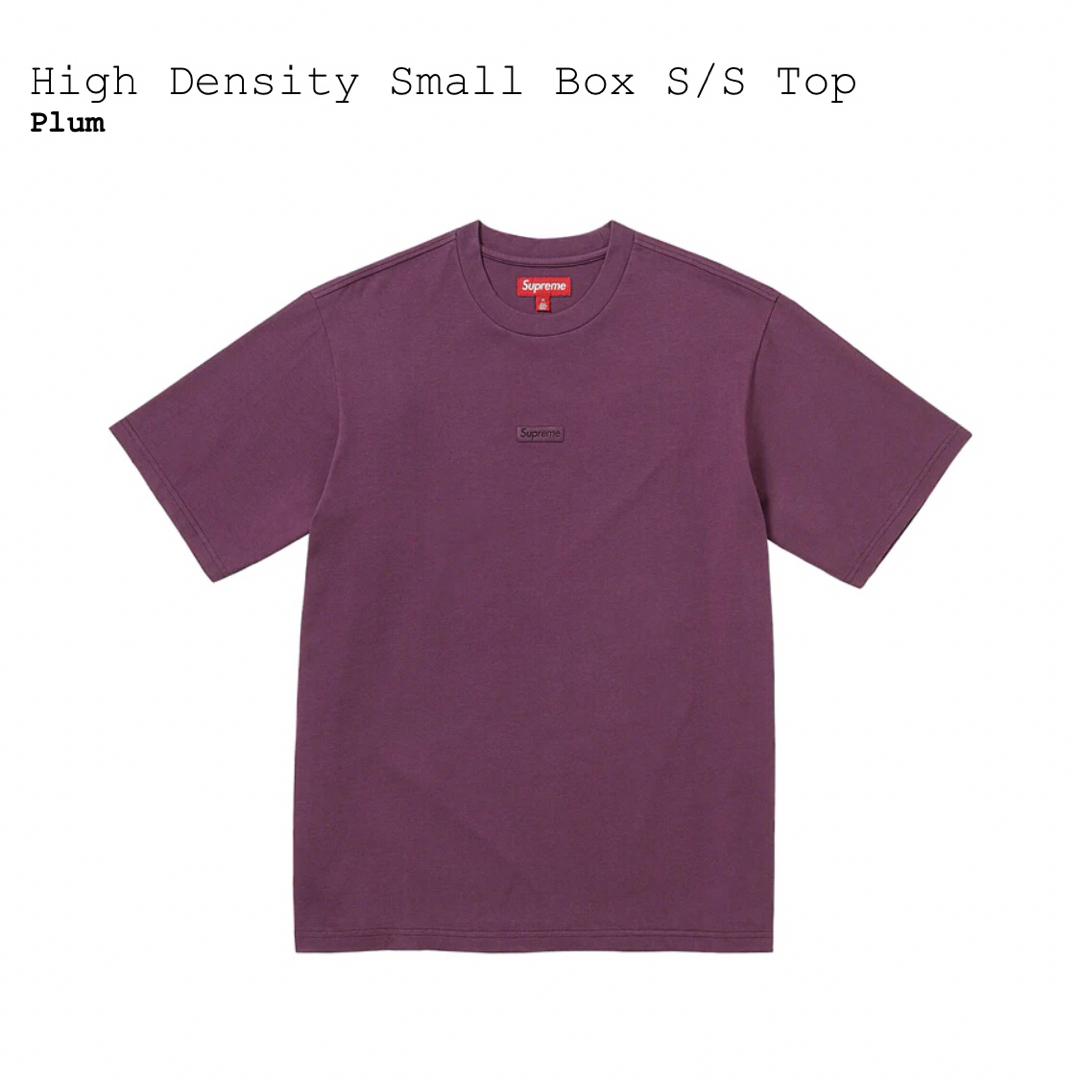 High Density Small Box S/S Top　プラム2XLトップス