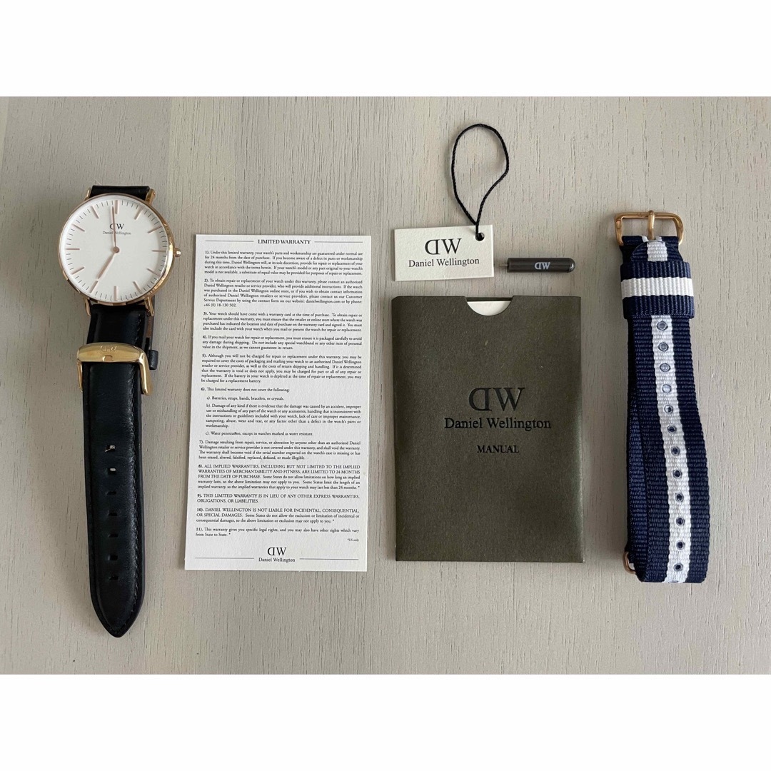 Daniel Wellington(ダニエルウェリントン)のDaniel Wellington・ダニエルウェリントン・ベルトセット メンズの時計(腕時計(アナログ))の商品写真