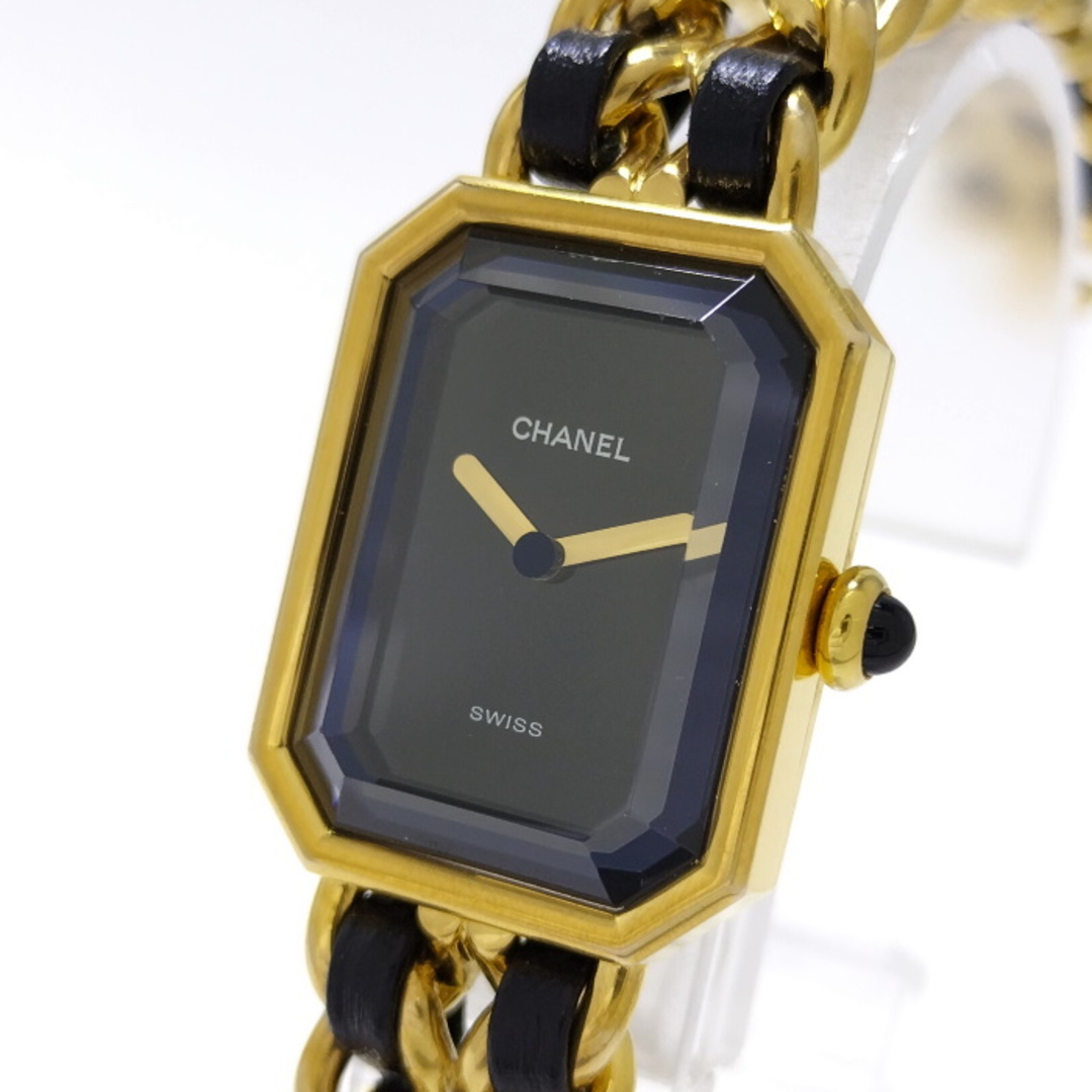 当店6ヶ月保証サイズCHANEL プルミエール Mサイズ レディース 腕時計 クオーツ SS GP