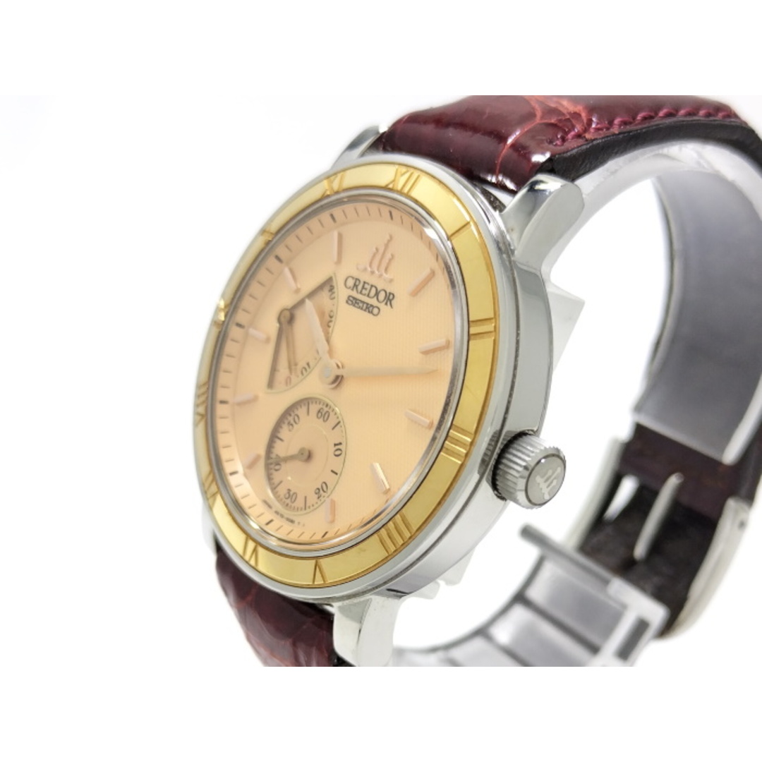 SEIKO(セイコー)のSEIKO クレドール パワーリザーブ スモールセコンド 腕時計 手巻き SS メンズの時計(腕時計(アナログ))の商品写真