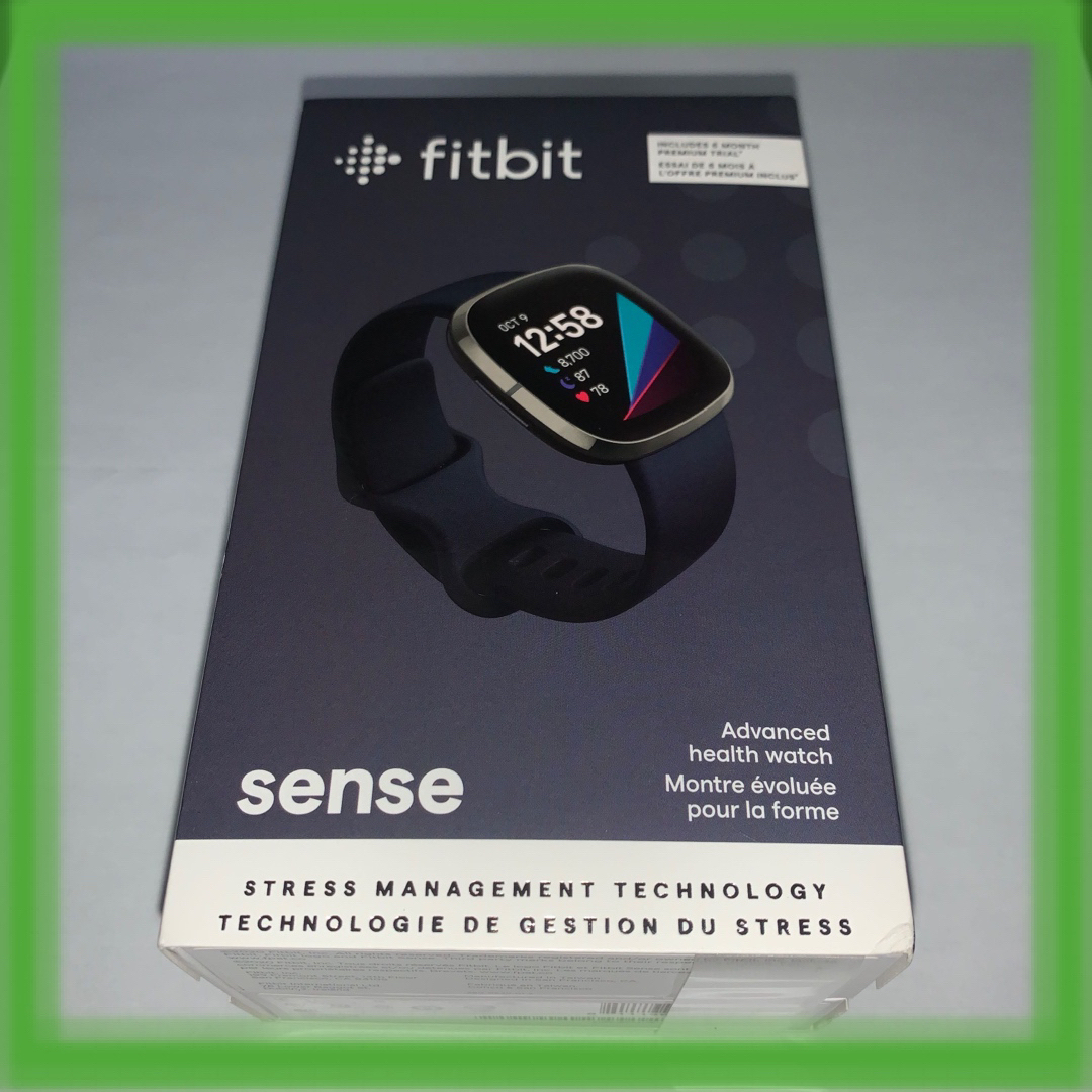 ストレス管理Fitbit Sense GPS搭載 スマートウォッチ Suica対応　新品